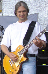 Bobo on guitar